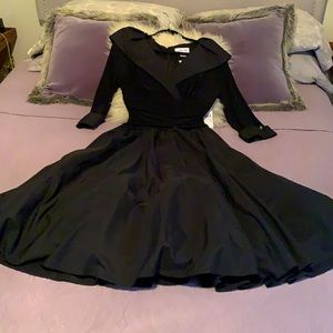 $4.99 shipping…NWT- Jessica H black semi formal classic dress